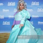 Coco Jumbo Instagram - This is the only time I won’t be ready for a photo!! Oh well I still felt amazing living my best pastel life at the Drag Race Down Under season 2 Premiere 💜 💇‍♀️ @wigsbyvanity styled by @thedominiquetopp 👗- @kirstendamned 💅- @sj.nails.studio