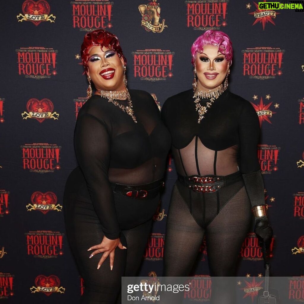 Coco Jumbo Instagram - Sisters on the red carpet of @moulinmusicalau 💋 What an amazing show!! #moulinrougemusical #dragqueen #pride