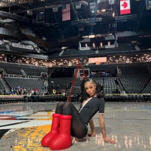 Coi Leray Instagram - @brooklynnets thank you for having me 🆑❤️