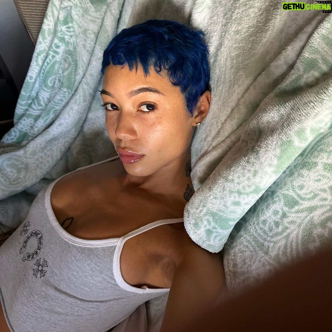 Coi Leray Instagram - I’ve been to Paris , Singapore & Australia In a total of 48 hours . Work hard play hard baby