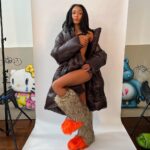 Coi Leray Instagram - COI LERAY FOR @moncler X @dingyun_zhang 🌎🆑 ❄️⚡️ TAG WHO YOU CAN SEE WEARING THIS COLLECTION 👀