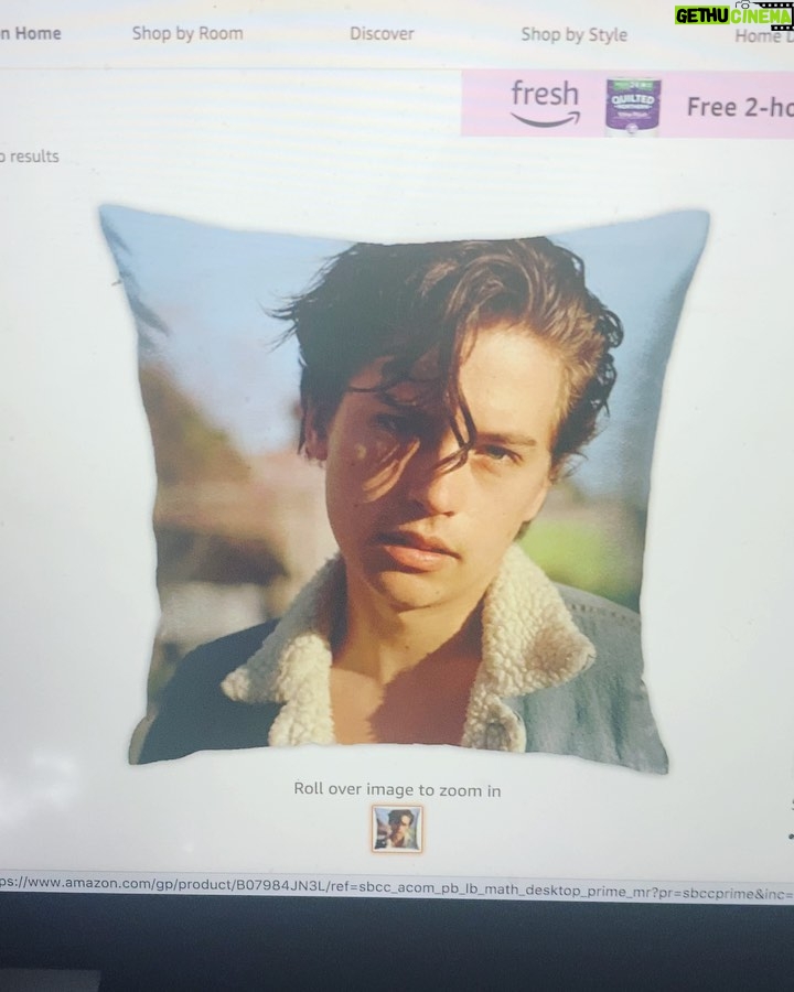 Cole Sprouse Instagram - Is there a market for body pillows?