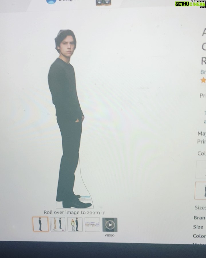 Cole Sprouse Instagram - Is there a market for body pillows?