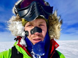 Colin O'Brady Instagram - One thing I’ve learned after a lifetime of pushing my body to its limits: the key to knowing when to press on is to trust my gut. When you know, you know.

On K2, my gut told me “don’t go”, and that decision saved my life.  In Antarctica (on the Impossible First crossing), when I was almost two months into the journey and 77 miles from the finish, my gut was telling me “Go, don’t stop”. 

I had been pulling my sled for 12 hours a day and setting up my tent each night, but in that moment I felt so dialed in and connected that I knew I could push on straight to the finish without stopping. 

32 hours and 77 miles later, I reached the end. 

When I made the decision to press on, I was at my weakest point of the journey, physically.  But my mind was at its strongest. 
 Limitations change. 
Listen to your gut.  It knows what’s possible. 

#BePossible #PossibleMindset™  #ImpossibleFirst #12hourwalk #impossibleisnothing