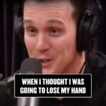 Colin O'Brady Instagram - That time I thought I was going to lose my hand — but was going to summit Everest anyway. 🤷🏻‍♂️👆🏼 Moral of the story: Don’t get caught up in the noise. All you have to do is focus on your end goal. And trust that the rest will take care of itself. (via @joerogan)
