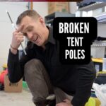 Colin O'Brady Instagram - What if a tent pole breaks during the night? This happened in Iceland last month. I hope to never be in this situation in Antarctica where the stakes are higher, but it’s important to the think through solutions and action steps. It’s a rough situation, no matter how it plays out. With this expedition, my sled needs to be as light as possible, so I’m not bringing backups of most gear... However, in this case I will be bringing a spare tent pole! Full packing video on YouTube! Link in bio!
