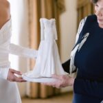 Connar Franklin Instagram - one of the most special gifts i’ve ever received and the most unique keepsake of our wedding day… @cherisefranklin & @samkoma.world had @stonewear_ceramics create a custom ceramic sculpture of my wedding dress. i will keep this forever and i am blown away by the detail of the dress she captured(down to the little buttons). a gift i will never forget, filled with so much emotion. 🥹😍❤️ thank you so much @stonewear_ceramics @samkoma.world @cherisefranklin 🤍