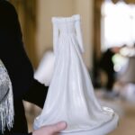 Connar Franklin Instagram - one of the most special gifts i’ve ever received and the most unique keepsake of our wedding day… @cherisefranklin & @samkoma.world had @stonewear_ceramics create a custom ceramic sculpture of my wedding dress. i will keep this forever and i am blown away by the detail of the dress she captured(down to the little buttons). a gift i will never forget, filled with so much emotion. 🥹😍❤️ thank you so much @stonewear_ceramics @samkoma.world @cherisefranklin 🤍