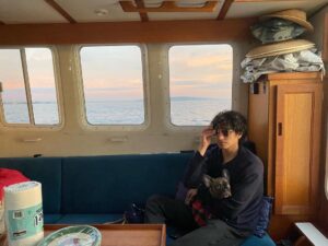 Conor Husting Instagram - We’re on a boat