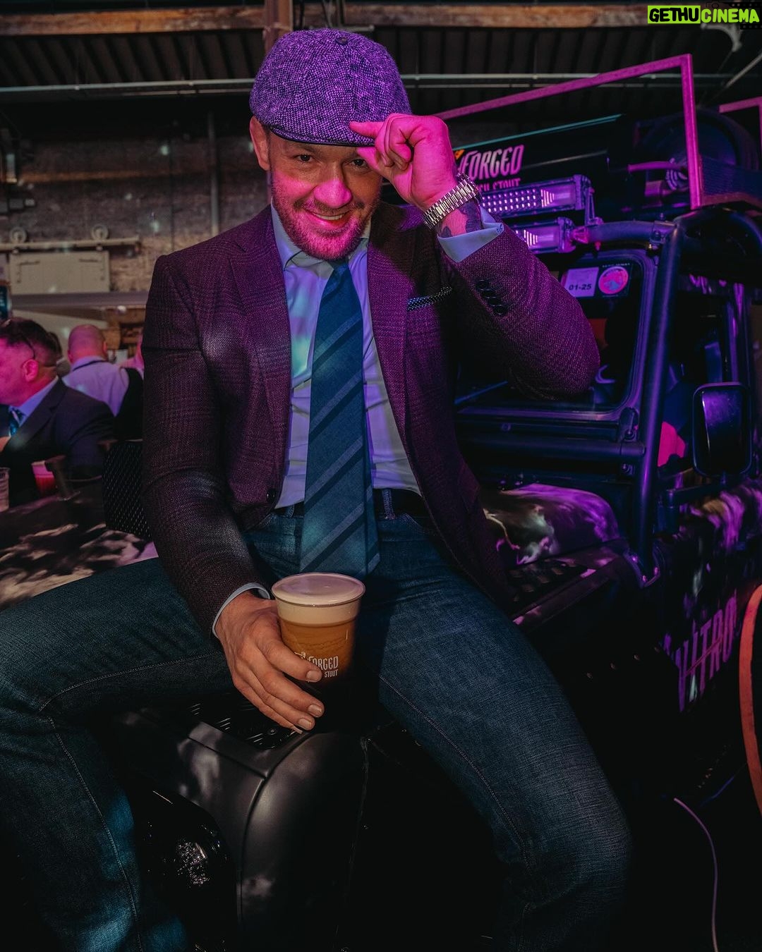 Conor McGregor Instagram - Tuesdays at the @forgedirishstout office. #giddyupSally