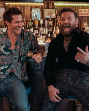 Conor McGregor Instagram - “ROADHOUSE” official trailer out tomorrow. Excited for you all to see it! Director @dougliman’s “greatest movie yet!” Honored to debut alongside such a stellar cast and crew! Thank you all! Here we go! 🏎️💨 @mgmstudios @AmazonStudios @primevideo @properwhiskey @forgedirishstout