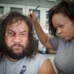 Cooper Andrews Instagram – Game face, GAME FACE!!! @iamtiffony six years in your chair and I don’t think there was a single day that we DIDN’T have a laughing fit.  Thank you for making sure Jerry’s hair didn’t end up looking like Friar Tuck (I legit suggested this and she said, “Are you SURE?”) 🤣🤣🤣🤣🤣

#FlyingHairDontCare
#TheWalkingDead Senoia, Georgia