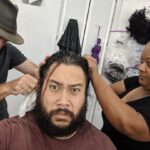 Cooper Andrews Instagram – Game face, GAME FACE!!! @iamtiffony six years in your chair and I don’t think there was a single day that we DIDN’T have a laughing fit.  Thank you for making sure Jerry’s hair didn’t end up looking like Friar Tuck (I legit suggested this and she said, “Are you SURE?”) 🤣🤣🤣🤣🤣

#FlyingHairDontCare
#TheWalkingDead Senoia, Georgia