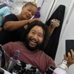 Cooper Andrews Instagram – Game face, GAME FACE!!! @iamtiffony six years in your chair and I don’t think there was a single day that we DIDN’T have a laughing fit.  Thank you for making sure Jerry’s hair didn’t end up looking like Friar Tuck (I legit suggested this and she said, “Are you SURE?”) 🤣🤣🤣🤣🤣

#FlyingHairDontCare
#TheWalkingDead Senoia, Georgia