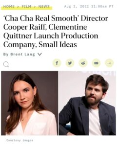 Cooper Raiff Instagram - SMALL IDEAS! It’s been two whole months since Clementine, Daniel, and I started a production company. We’ve gotten nothing done! But stay tuned! We’re super excited to make movies and tv and huge splashes for as long as we can🤸‍♀️🚀❤️