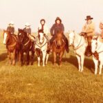 Cord McCoy Instagram - Family photo I’m riding the black horse, Star! Madill, Oklahoma