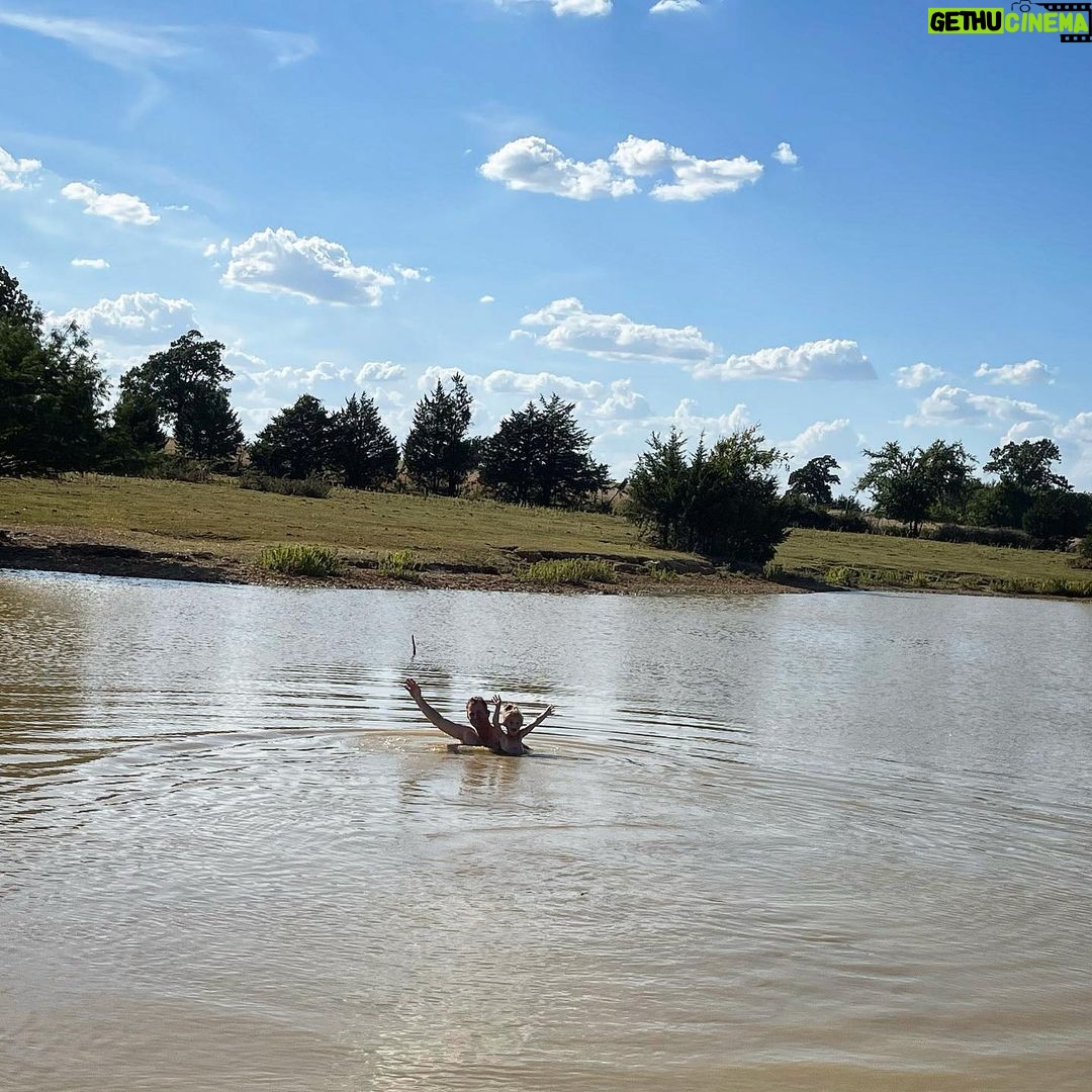 Cord McCoy Instagram - Skinny dippin’ MCCOY RANCH