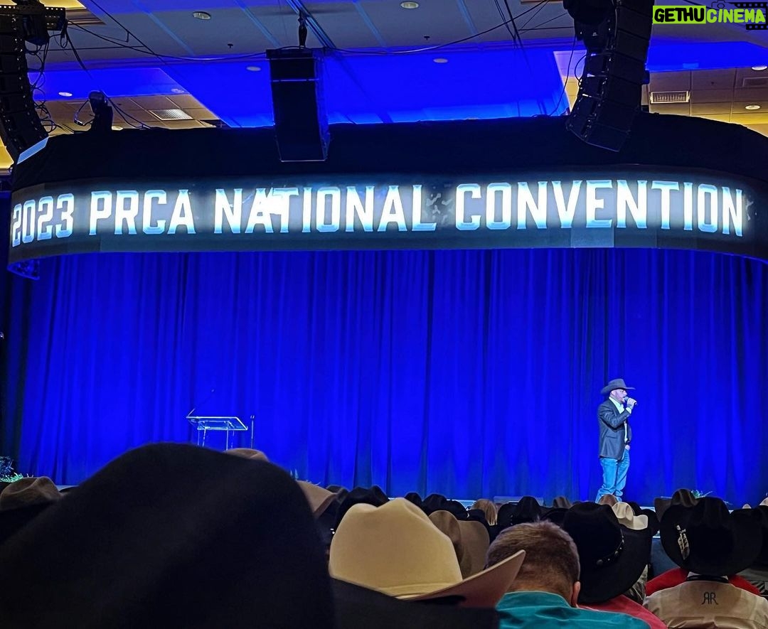 Cord McCoy Instagram - @codyjohnson 👍🏻 @prca_prorodeo National Convention Las Vegas, Nevada