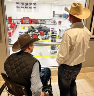 Cord McCoy Instagram - Busy week 👍🏻
Laughing about the past and planning for the future. Jerome and Tiffany, y’all are one of a kind 👊🏻 thanks for being my friend. @jeromedavisrodeoranch