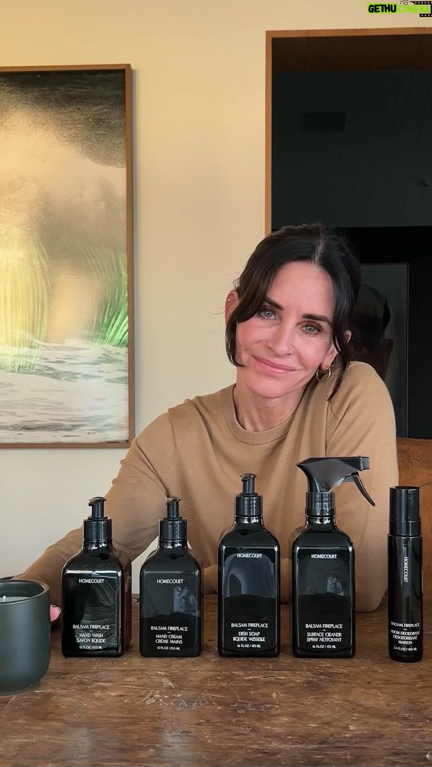 Courteney Cox Instagram - Bring the holidays to you with my favorite (limited edition) Balsam Fireplace!