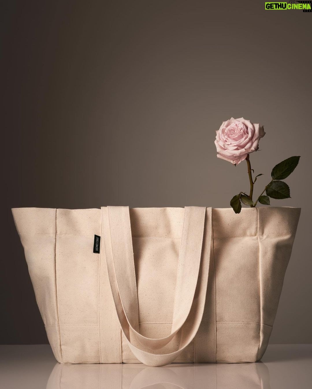 Courteney Cox Instagram - The @homecourt Tote is out! Originally designed as a cleaning caddy but is perfect for the beach, farmer’s market, traveling and so much more. And the best part is…it’s sustainably manufactured with @thenewdenimproject using upcycled materials!
