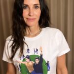 Courteney Cox Instagram - Mom and Dad are gonna be so faced!! The second drop of the limited edition @friends cast collection is here! Click the link in my bio to purchase and help support @ebmrf, a charity raising funds and awareness for EB, a rare and debilitating genetic skin disorder.