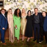 Courteney Cox Instagram - Had a great time at the premiere of @shiningvalestarz! I love this show. Airs this Sunday on @starz Styled by @maryammalakpour 👗@victoriabeckham 💍 @junethings_official 💄 @elaineoffers 💁🏻‍♀️@ericka_verrett