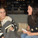 Courteney Cox Instagram - Here’s to another great season of @9MonthswithCourteneyCox! To celebrate, Coco and I thought we’d play who knows who best. Check out the season finale tomorrow on @FacebookWatch.