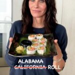 Courteney Cox Instagram - Alabama Hand Roll •Boar’s Head maple honey turkey •Havarti cheese slices •Fritos •Best Food’s light mayonnaise •French’s yellow mustard •Avocado 🎥: @jadeehlers