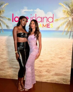 Courtney Boerner Instagram - All is fair in love and games💜 @loveislandusa @peacock