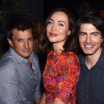 Courtney Ford Instagram - Here’s a #fbf of @brandonjrouth and our friend @nathanfillion to offset the old-school photos of my grandma I’m about to drop. She would have loved @therookieabc btw❤️