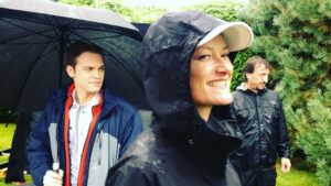 Courtney Ford Instagram - Found this on my phone from S14💙
It doesn’t rain in heaven! #ThankYouSupernatural
#spnfamily
