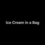 Courtney Ford Instagram – no ice cream on the shelves
-> ice cream in a bag