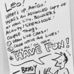 Courtney Ford Instagram - Thank you to my fantastically creative friend @bradysmithhere for gifting Leo with an advanced copy of Random Acts of Drawness! The Super-Awesome Activity Sketchbook ✏️ 🎨 It’s perfect and weird and he absolutely loves it :) (the prompt on pg. 17 was: draw an octopus having tea with the Queen😂 👑 ☕️ 🐙 )