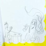 Courtney Ford Instagram - Thank you to my fantastically creative friend @bradysmithhere for gifting Leo with an advanced copy of Random Acts of Drawness! The Super-Awesome Activity Sketchbook ✏️ 🎨 It’s perfect and weird and he absolutely loves it :) (the prompt on pg. 17 was: draw an octopus having tea with the Queen😂 👑 ☕️ 🐙 )