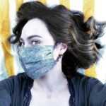 Courtney Ford Instagram - Thankful for this handmade mask by Mama Winchester herself, @samsmithgrams💖 Do I wear it to protect myself and others? Yes. Does it encourage mosquitoes to socially distance? Absolutely not. 😩 🦟