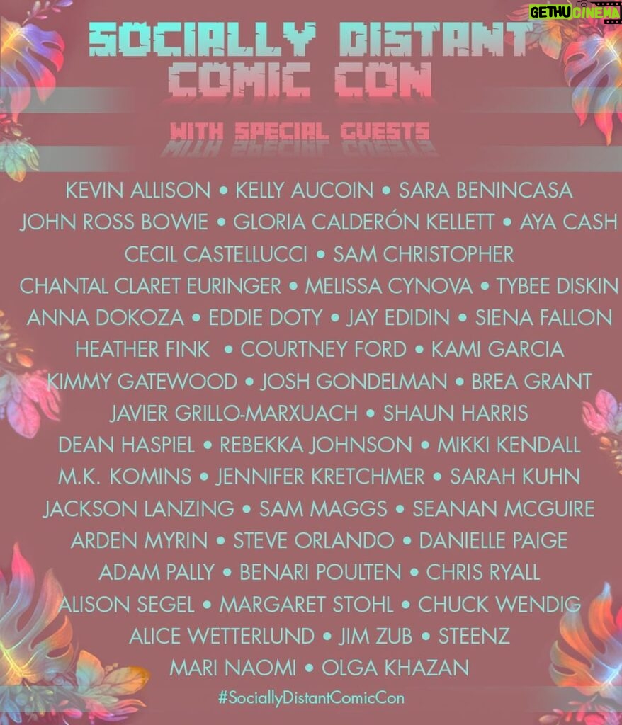 Courtney Ford Instagram - They canceled San Diego Comic Con, so @sarajbenincasa and @cecilseaskull organized their own! It’s #SOCIALLYDISTANTCOMICCON this Friday, May 1 from 8 a.m. to 8 p.m. Pacific, and I will be jumping in for an interview @ 1pm pst on Sara’s IG Live. Hope to see you there!