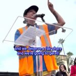 Courtney Ford Instagram – In case you missed the incredible speech by my sibling @taylororci at the solidarity rally last week, here it is in all its fire🔥🔥🔥 When we fight, we win! #UnionStrong @sagaftra @writersguildwest
