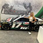 Courtney Hansen Instagram - Thankful for the ongoing partnership with @castrolusa, a brand I really stand behind. - The last day of @semashow was all about high performance companies I love, time with industry friends, & I swapped 4-inch heels for sneakers.💥