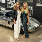 Courtney Hansen Instagram - Was an honor to host the Automotive Lift Institute party last night at the Shelby Heritage Center. These cars are some of the most gorgeous works of art ever built & such a special part of American history. Thank you, Jay Leno for the sweet shoutout. 💙