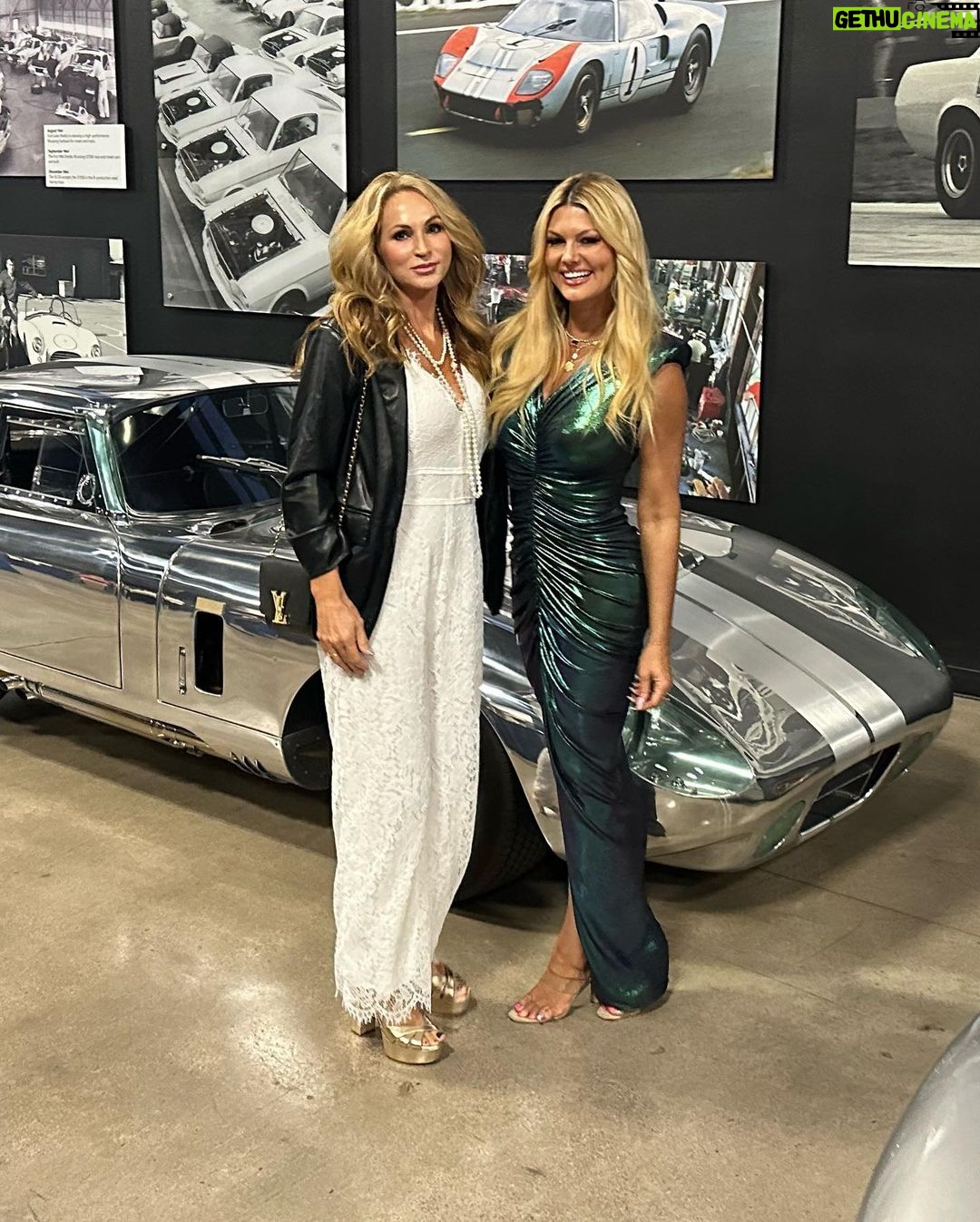 Courtney Hansen Instagram - Was an honor to host the Automotive Lift Institute party last night at the Shelby Heritage Center. These cars are some of the most gorgeous works of art ever built & such a special part of American history. Thank you, Jay Leno for the sweet shoutout. π