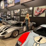 Courtney Hansen Instagram - Was an honor to host the Automotive Lift Institute party last night at the Shelby Heritage Center. These cars are some of the most gorgeous works of art ever built & such a special part of American history. Thank you, Jay Leno for the sweet shoutout. 💙