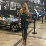 Courtney Hansen Instagram - Was an honor to host the Automotive Lift Institute party last night at the Shelby Heritage Center. These cars are some of the most gorgeous works of art ever built & such a special part of American history. Thank you, Jay Leno for the sweet shoutout. 💙