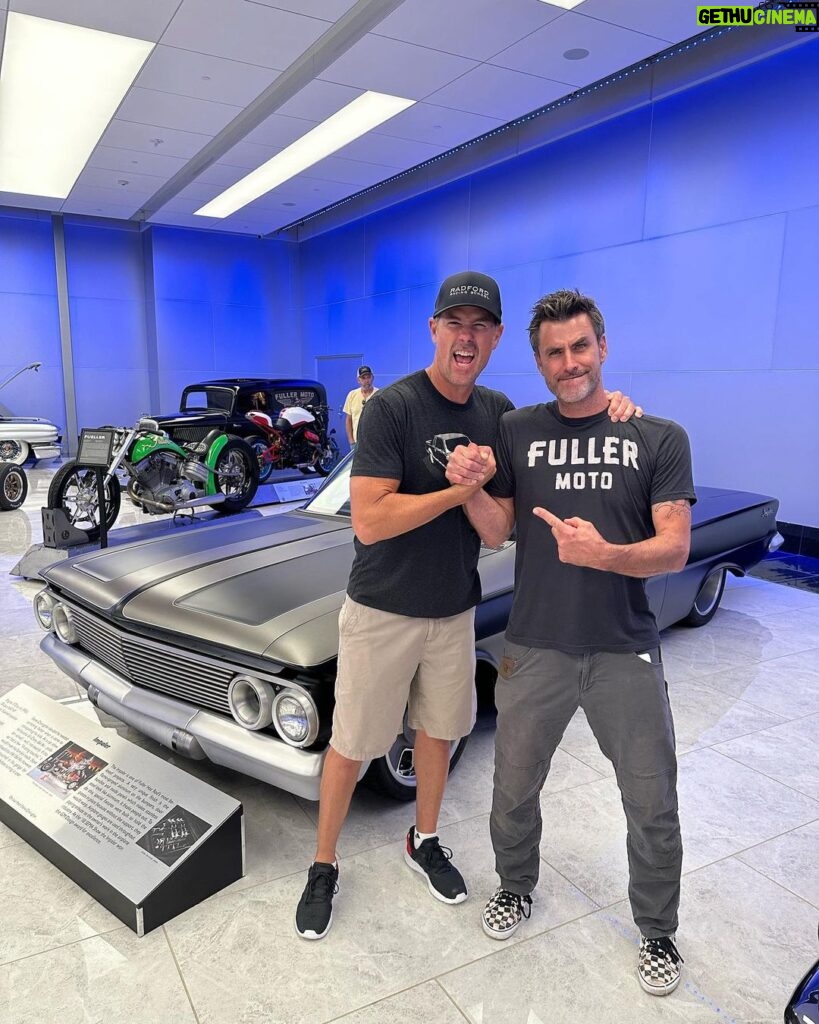 Courtney Hansen Instagram - Couldn’t be happier for my friend of 20 years & Overhaulin’ colleague, @fullermoto. His insane body of work, Forged by Fuller will be on display at the @savoyautomuseum in North GA until Dec 1st! We got a private tour Saturday before the Gala. It is so worth a trip to go see this unbelievable collection in person!!! 💥💥💥
