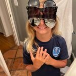Courtney Hansen Instagram - Happy birthday sweet, strong, kind, adventurous, funny, curious, talented, extraordinary Holland. I can’t believe you are 9!!!! 💗💥Being your mom is an absolute blast and the greatest gift! May your light shine this brightly forever! ✨ I love you beyond words or measure. 💞