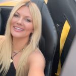 Courtney Hansen Instagram - Epic day driving supercars in an episode of Ride Of Your Life season 2!! #ROYLGarage 💥