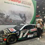 Courtney Hansen Instagram - Thankful for the ongoing partnership with @castrolusa, a brand I really stand behind. - The last day of @semashow was all about high performance companies I love, time with industry friends, & I swapped 4-inch heels for sneakers.💥