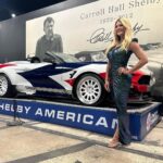 Courtney Hansen Instagram - Was an honor to host the Automotive Lift Institute party last night at the Shelby Heritage Center. These cars are some of the most gorgeous works of art ever built & such a special part of American history. Thank you, Jay Leno for the sweet shoutout. 💙