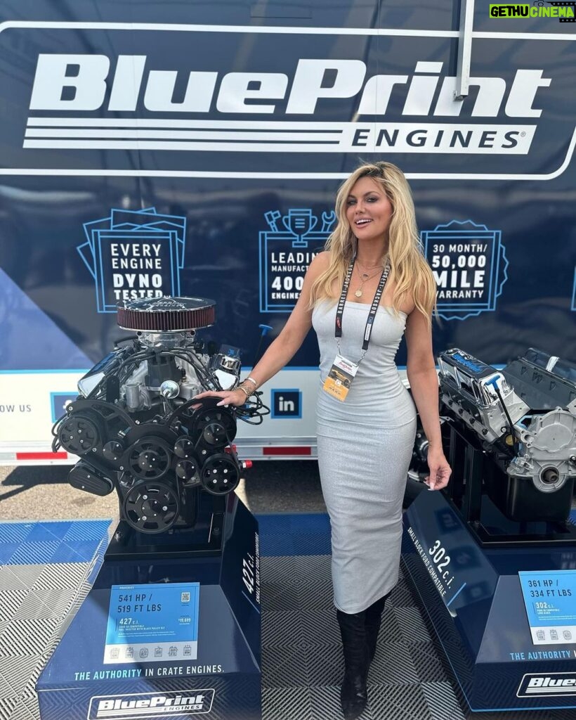 Courtney Hansen Instagram - The authority in crate engines. My only choice. 💙 @blueprint_engines #ROYLGarage