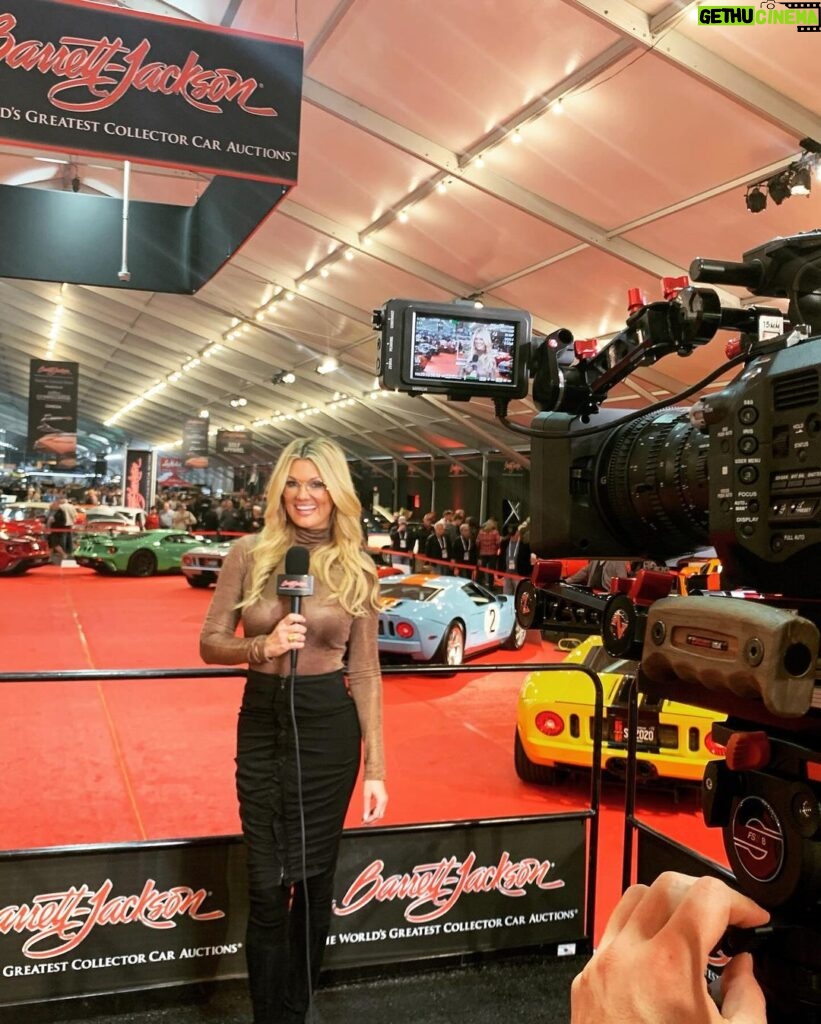 Courtney Hansen Instagram - I was bummed I wasn’t going to be able to make it to @barrett_jackson because of my work schedule. After hearing from several of our sponsors who are there, I justified the trip to AZ for Super Saturday. Can’t wait!